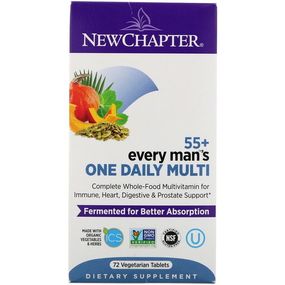 Вітамінно-мінеральний комплекс New Chapter 55+ Every Man's One Daily Multi 72 Veg Tabs NCR-90128