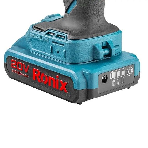 Дриль-шуруповерт ударний акумуляторний Ronix 8905K | Зображення 6
