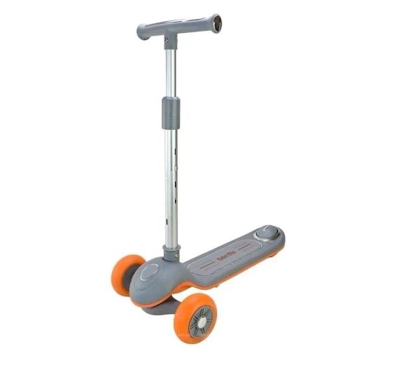 Дитячий триколісний самокат MUFAQI з сидінням та регульованою ручкою