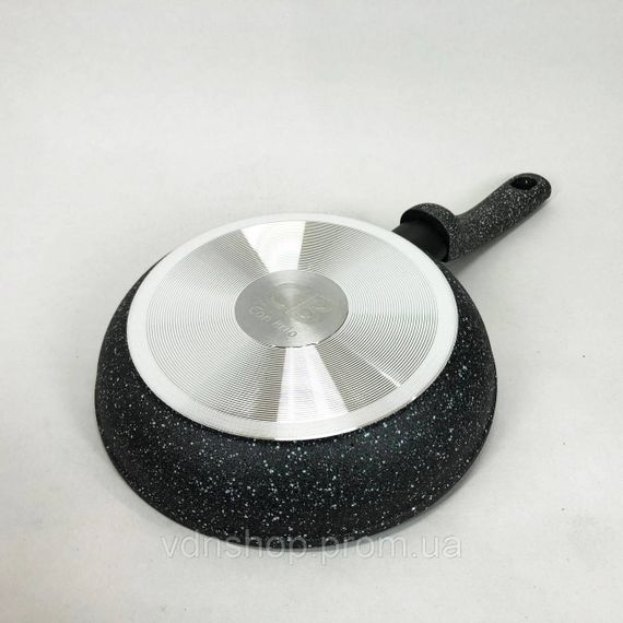 Сковорода гриль зручна Con Brio CB-2011 20 см, Сковорода з антипригарним покриттям внутрішньої поверхні DA-54 | Зображення 5