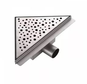 Угловой трап для душа Gappo нержавеющая сталь, 200x200 мм G82020-1