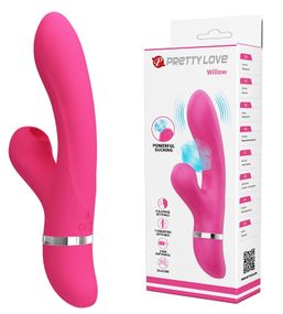 Вібратор із вакуумною стимуляцією клітора Pretty Love - Willow, BI-014916 sexstyle
