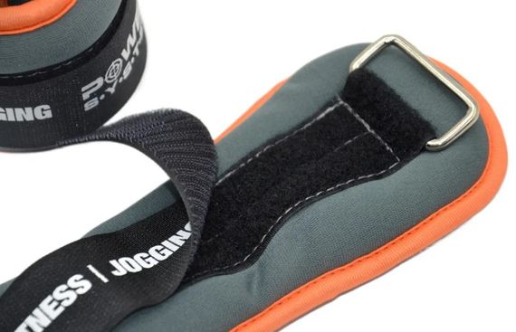 Обважнювачі-манжети для ніг та рук Power System PS-4073 Ankle Weights (2 шт*2  кг) (PS_4073_Grey) | Зображення 3