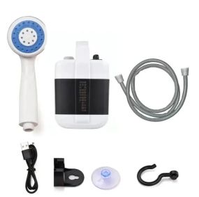 Душ портативный, кемпинговый с помпой на аккумуляторе USB Travel shower  2200 мАг