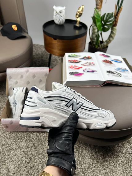 Мужские кроссовки New 1000 White Black весна / літо / осінь А3631 44 28 см