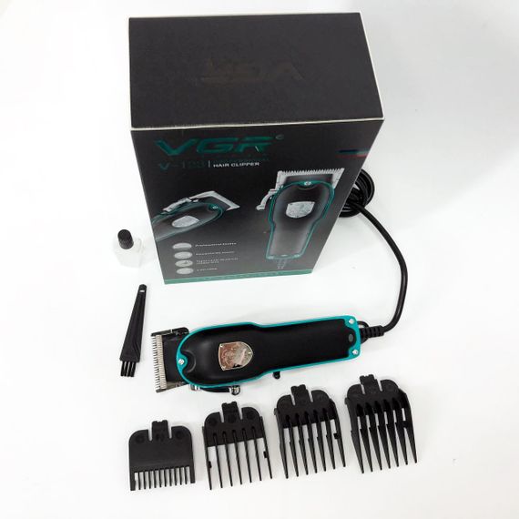 Аккумуляторная машинка для стрижки волос с насадками VGR, Машинка для стрижки окантовки GH-61 | Зображення 2