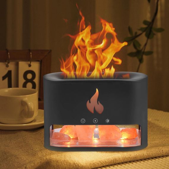 Многофункциональная лампа-аромадиффузор Docsal Flame с LED-подсветкой ∙ Лампа-увлажнитель воздуха Docsal Flame 3в1 | Зображення 5