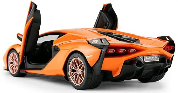 Машинка Rastar Lamborghini Sian (97760) на радіокеруванні. 1:14. Помаранчевий | Зображення 3
