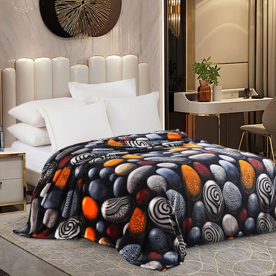 Плед фліс Магічні камені 150x200 см Love You