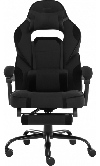Кресло геймерское GT RACER X-2748 Fabric Black Suede | Зображення 1
