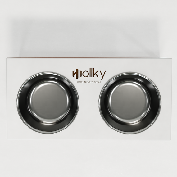 Миски на подставке для средних и больших собак Hollky Base L (2 × 0,95 л) BL-422120-GLWH | Зображення 6