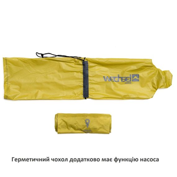 Килимок надувний Wechsel Coreo Double-Tube TL Lemon/Grey (233122) | Зображення 3