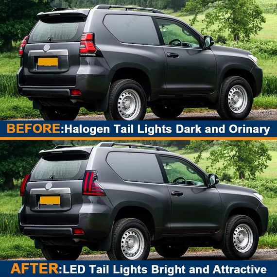 Задние фонари Dragon V2 (2017-2023, 2 шт) для Toyota Land Cruiser Prado 150 | Зображення 2