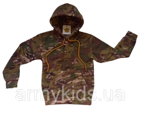 Худі дитяче флісове ARMY KIDS камуфляж Мультикам 152-158