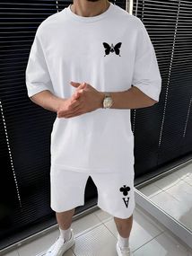 Комплект футболка та шорти ДТФ(оверсайз)