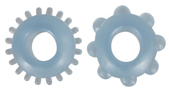 Эрекционные кольца Cock ring set 2 pcs. Sex Aura | Зображення 3