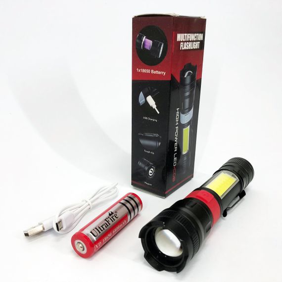 Ліхтар портативний переносний PL-826-P70-COB(white+red), Ліхтар переносний з світлодіодною лампою OA-44 | Зображення 5