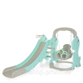 Детская горка-качель  YG2020-2-4 кольцо баскетбольное