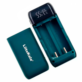 Універсальна зарядка для акумуляторів і POWER BANK LiitoKala Lii-MP2 АКБ 2x18650/ 21700