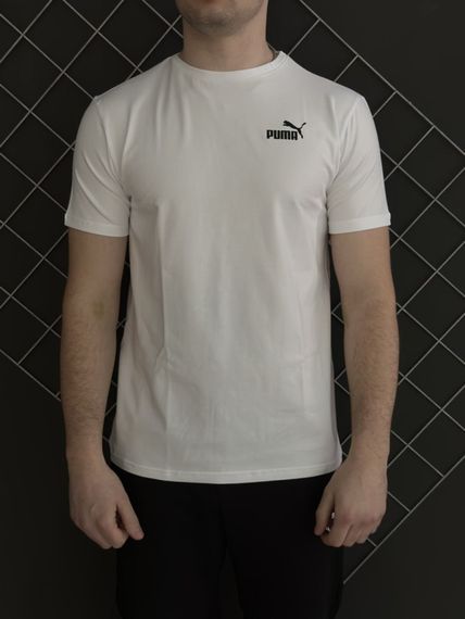 Комплект 5 в 1 Puma чорний худі + чорні штані + чорна жилетка + біла футболка + 2 пари шкарпеток (чорні та білі) | Зображення 3