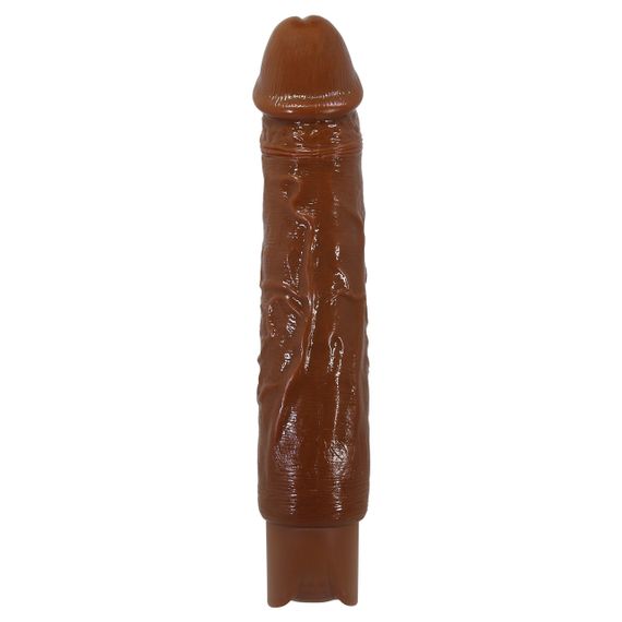 Реалістичний вібратор - Pretty Love Rufus Realistic Vibrating Dildo Brown Sex Aura | Зображення 2