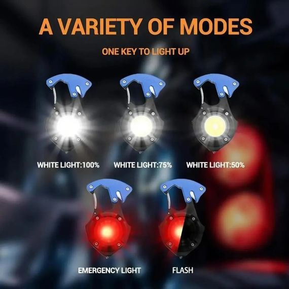 Багатофункціональний ліхтар D53 2LED з Li-Ion акумулятором, індикацією заряду, запальничкою та ЗУ Type-C (46808-d53-2led_244) | Зображення 5