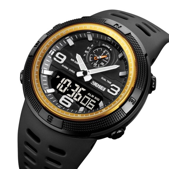 Годинник S2kmei 1655GDBK Gold-Black SALE | Зображення 1