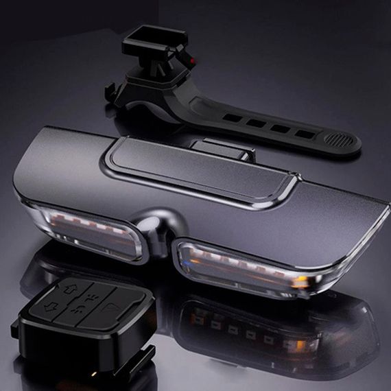 Стоп на велосипед LED USB XA-817, Повороти стоп-сигнал для велосипеда, Світловідбивач на вело KV-16 | Зображення 4