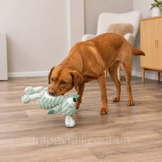 Игрушка для собак Trixie Собака мягкая плюшевая с шелестом, мятная шуршащая игрушка Трикси для щенков и собак, 34 см | Зображення 2