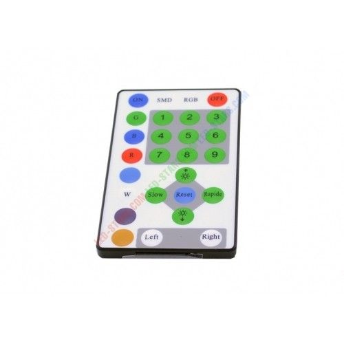 Контроллер однозональный  IR RGB 12А RW 3LED (27 buttons) | Зображення 1