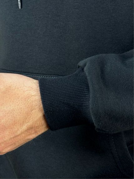 Чорна ХУДІ з принтом AGYSHJALM 2 Розмір L | Зображення 5