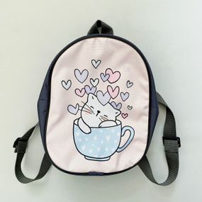 Рюкзак дитячий 4Profi Милі кошенята "Cup" Оксфорд 17500