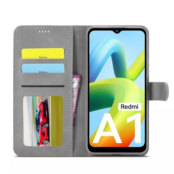 Чехол-Книжка iMeeke для Xiaomi Redmi A1 цвет Серый | Зображення 1
