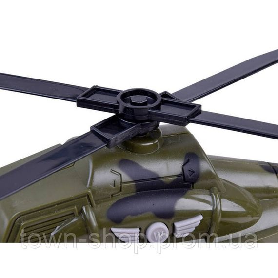 Вертолет детский "Военная техника" AP9907A, свет, звук | Зображення 3