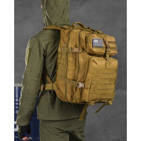 Тактичний рюкзак OPERATOR 50L PRO — міцний MOLLE рюкзак для походів, виживання та щоденного використання