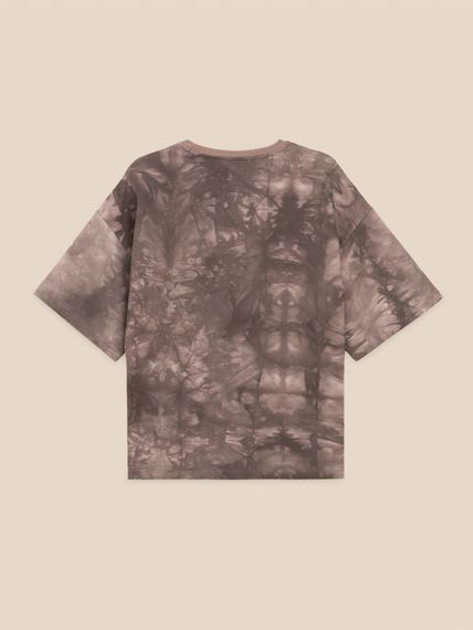 Футболка оверсайз тайдай жіноча LAWA K-WTC02388 XL Коричневий shop (2000999638343) | Зображення 2