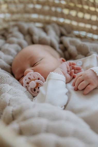 Соска пустушка BIBS Boheme кругла Blush 0-6 міс | Зображення 1