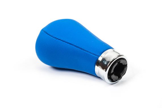 Ручка КПП ОЭМ (кожзам, синяя гладкая) для BMW 5 серия E-34 1988-199гг. | Зображення 3