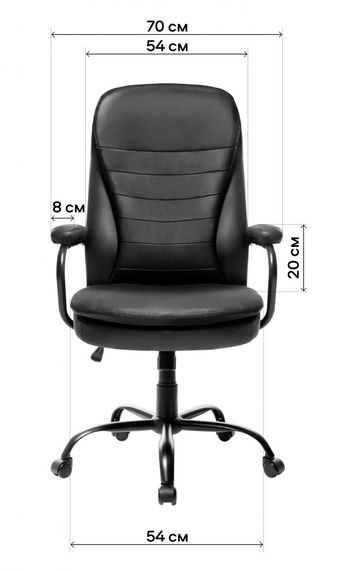 Кресло офисное GT Racer B-7008 Black | Зображення 1