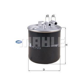 Фильтр топливный Mahle KL723D
