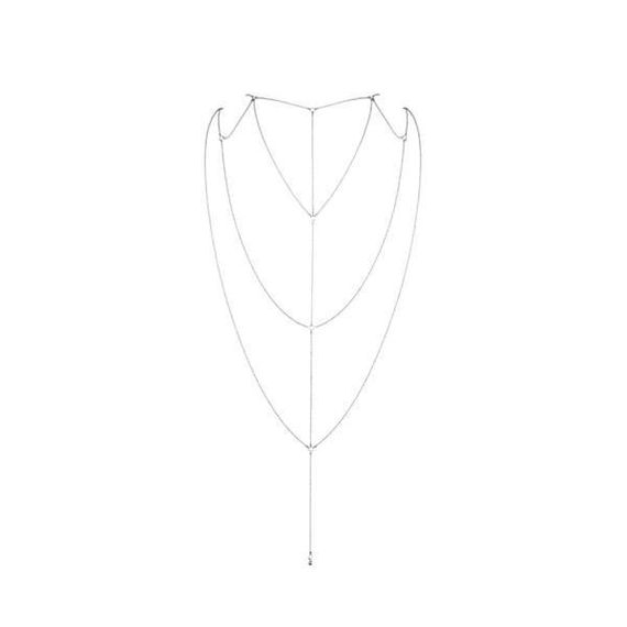 Ланцюжок для спини Bijoux Indiscrets Magnifique Back and Cleavage Chain — Silver