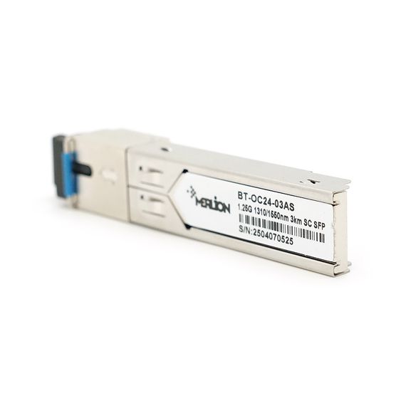SFP модуль Merlion 1.25G 3Km WDM SC 1310nm | Зображення 1