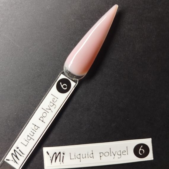 Наклейка на типсу (палитру) для жидкого полигеля Mi Color №06 (9 x 55 мм)