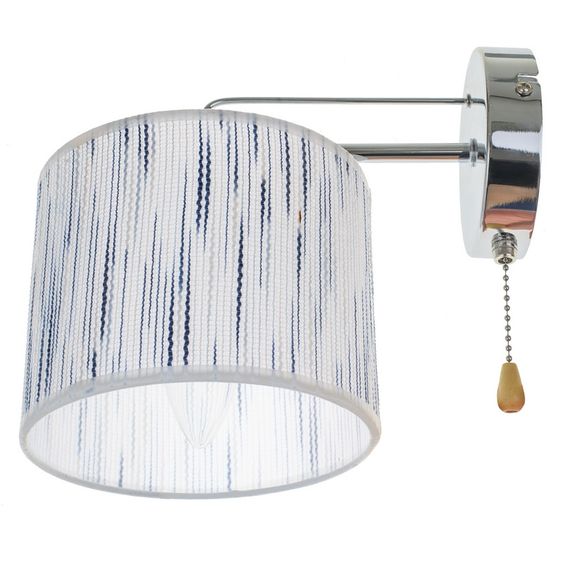 Бра настенное накладное с абажуром BKL-677W/1 E14 CH | Зображення 3