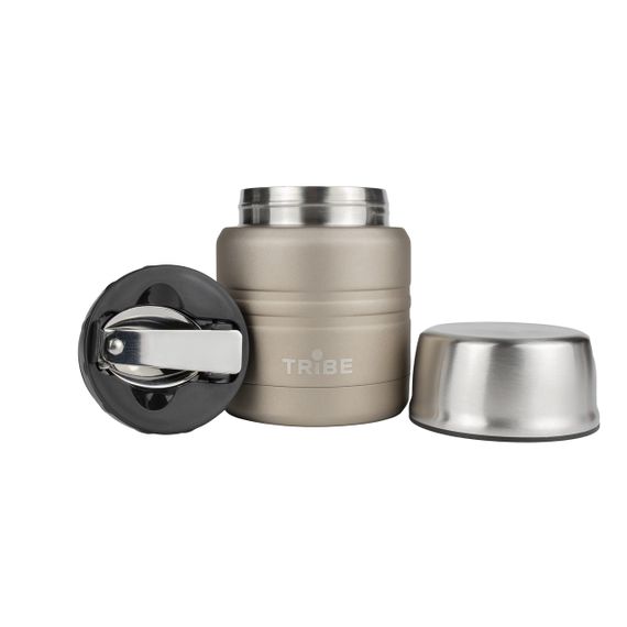 Термос харчовий Tribe Food Jar 0,35 л бежевий, термос трайб для їжі, термос для супу | Зображення 2