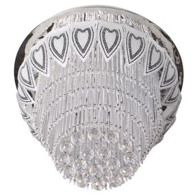 Люстра торт потолочная с пультом LED E14 40W WH (BCL-641C/6)