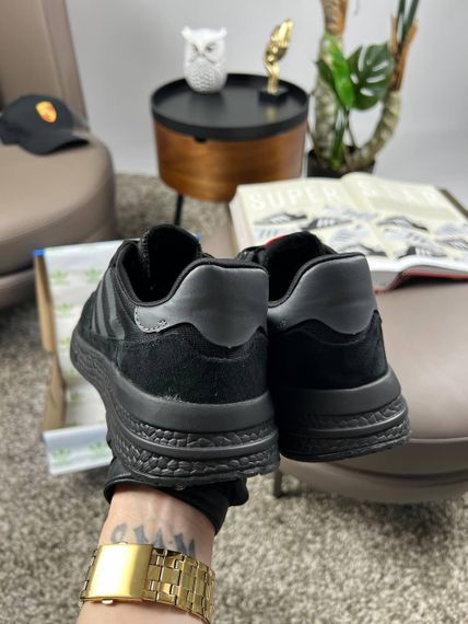 Кроссовки ZX 500 RM All Black замша , текстиль весна / лето / осень A3614 | Зображення 6