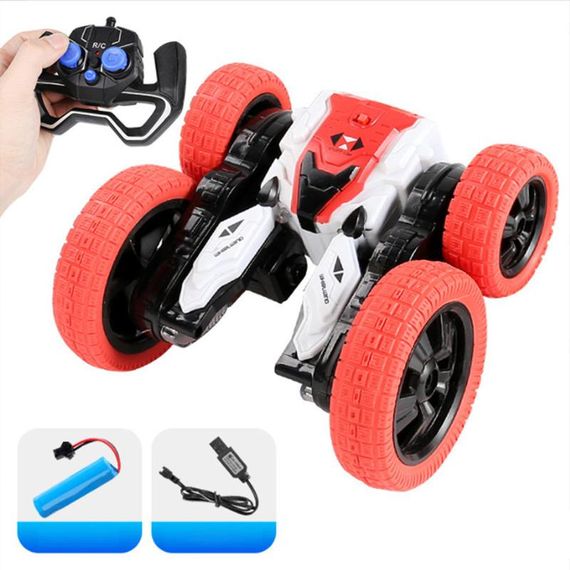Машинка на радиоуправлении SHT DW02A Trick and Flip RC Car 2.4G Red | Зображення 1