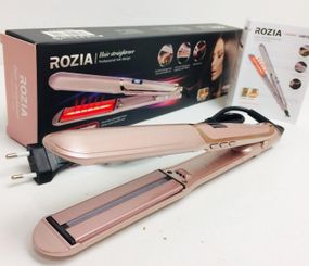 Профессиональный утюжок выпрямитель Rozia HR-794 для волос керамическое покрытие терморегулятор 50 Вт