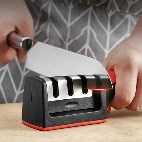 Професійна Ручна Точилка для ножів 3 рівня заточування Fast Sharpener RS-168 | Зображення 2